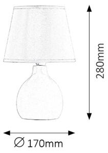 Rabalux 4475 - Lampă de birou INGRID 1xE14/40W/230V albă
