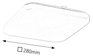 Rabalux 2286 - Plafonieră LED ROB LED/20W/230V pătrată
