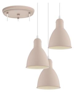 EGLO 49084 - Lustră pe cablu PRIDDY-P 3xE27/60W/230V