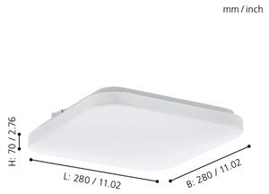 Eglo 97874 - LED Plafonieră FRANIA LED/11,5W/230V