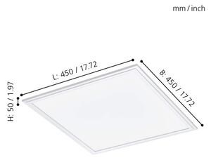 EGLO 97629 - Corp de iluminat LED RGB cu reglare a intensității SALOBRENA-C LED/24W/230V