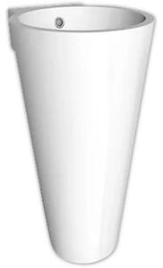 Lavoar freestanding Jungborn Astera 43x53 cm alb