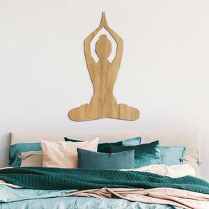 DUBLEZ | Tablou din lemn pentru perete - Yoga
