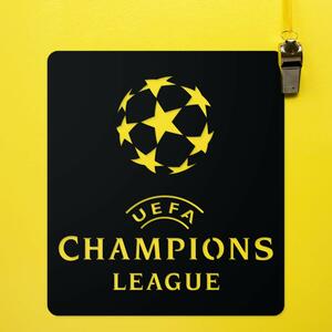 DUBLEZ | Tablou din lemn pentru perete - Liga Campionilor UEFA
