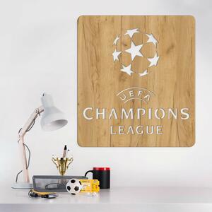 DUBLEZ | Tablou din lemn pentru perete - Liga Campionilor UEFA