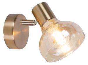 Rabalux 5546 - Aplică perete HOLLY 1xE14/40W/230V auriu