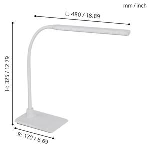 Eglo 96435 - Lampă de masă LED LAROA LED/3,5W/230V alb