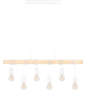 Eglo 43705 - Lustră suspendată pe cablu TOWNSHEND 6xE27/60W/230V