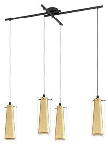 Eglo 97653 - Lustră pe cablu PINTO GOLD 4xE27/60W/230V