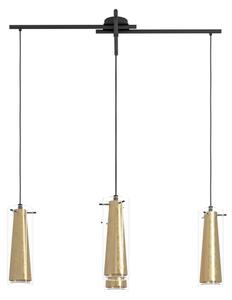 Eglo 97653 - Lustră pe cablu PINTO GOLD 4xE27/60W/230V
