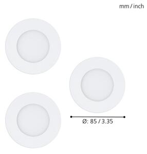 Eglo 32881-Set 3x spoturi LED RGB reglabile încastrate FUEVA-C LED/3W/230V
