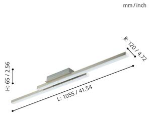 Eglo 33229 - Plafonieră LED RGBW dimabilă FRAIOLI-C, 34W, 230V