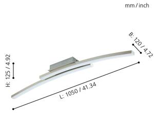 Eglo 97909 - Plafonieră aplicată LED RGB dimabilă FRAIOLI-C, 34W, 230V