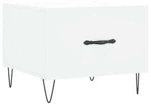 Măsuță de cafea, alb, 50x50x40 cm, lemn compozit