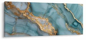 Tablou - Marmură turcoaz (120x50 cm)