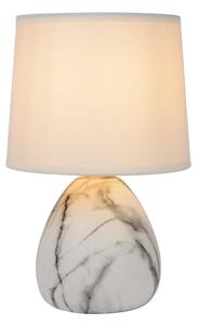 Lampă de masă MARMO 1xE14/40W/230V alb Lucide 47508/81/31