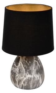 Lampă de masă MARMO 1xE14/40W/230V negru Lucide 47508/81/30