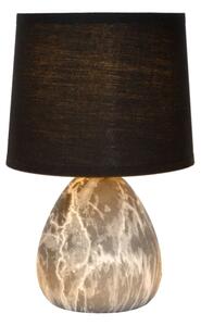 Lampă de masă MARMO 1xE14/40W/230V negru Lucide 47508/81/30