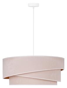 Lustră pe cablu Duolla KOBO 1xE27/15W/230V d. 45 cm crem/auriu