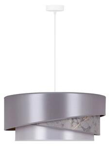 Lustră pe cablu Duolla KOBO 1xE27/15W/230V d. 45 cm argintiu/auriu