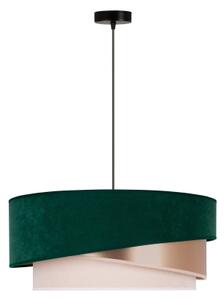 Duolla - Lustră pe cablu KOBO 1xE27/15W/230V verde/roz-auriu/crem