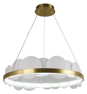 Lustră LED dimabilă pe cablu LED/40W/230V 3000-6500K auriu + telecomandă