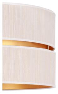 Lustră pe cablu Duolla DUO 1xE27/15W/230V d. 40 cm crem/auriu