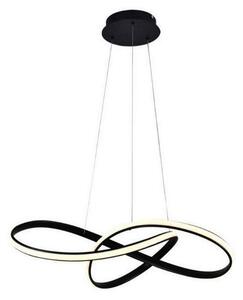 Lustră LED dimabilă pe cablu LED/70W/230V 3000-6500K negru + telecomandă
