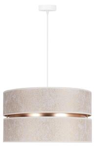 Lustră pe cablu Duolla DUO 1xE27/15W/230V d. 40 cm alb/auriu