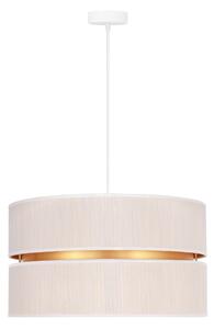 Lustră pe cablu Duolla DUO 1xE27/15W/230V d. 40 cm crem/auriu