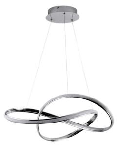Lustră LED dimabilă pe cablu LED/70W/230V 3000-6500K d. 60 cm crom + telecomandă