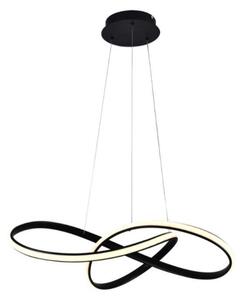 Lustră LED dimabilă pe cablu Brilagi COSMOWAVE LED/70W/230V 3000-6500K negru + telecomandă