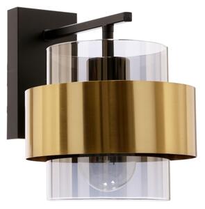 Lampă de perete SPIEGA 1xE27/60W/230V auriu/negru
