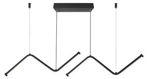Lustră LED pe cablu LED/12W/230V 4000K negru