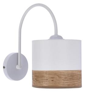 Lampă de perete BIANCO 1xE27/40W/230V alb/maro