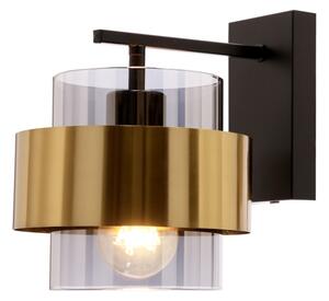 Lampă de perete SPIEGA 1xE27/60W/230V auriu/negru