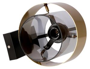 Lampă de perete SPIEGA 1xE27/60W/230V auriu/negru