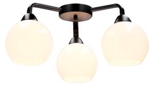 Lustră aplicată CALDERA 3xE27/60W/230V negru