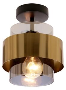 Lustră aplicată SPIEGA 1xE27/60W/230V auriu/negru