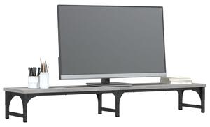 Suport pentru monitor, gri sonoma, 105x23x15,5 cm lemn compozit