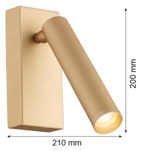 Spot LED de perete RIO LED/4,2W/230V 3000K auriu Argon 8326