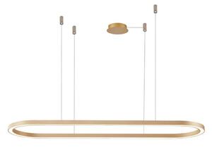 Lustră LED dimabilă pe cablu ELENA LED/50W/230V 120 cm auriu Azzardo AZ5056