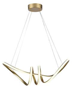 Lustră LED pe cablu LED/24W/230V 3000K auriu