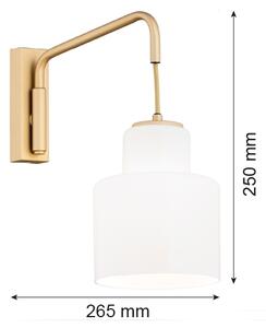 Aplică DIUNA 1xE27/15W/230V auriu Argon 8371