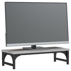 Suport pentru monitor, gri sonoma, 55x23x14 cm, lemn compozit