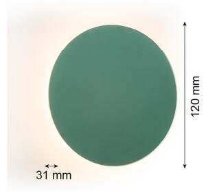 Aplică LED OREGON PLUS LED/3W/230V 3000K 12 cm verde Argon 8323