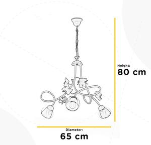 Lustră pentru copii BUTTERFLY 3xE14/6W/230V ONLI