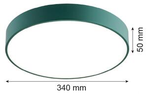 Plafonieră LED TIAMO LED/22W/230V 4000K verde Argon 8335