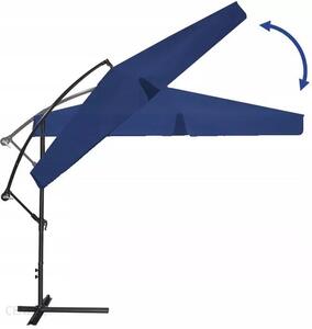 Umbrela soare 3m, pentru teresa, structura otel, albastra