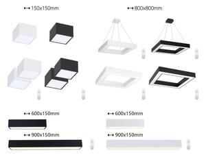 Plafonieră LED dimabilă CANTO 50W/230V negru Tuya Immax NEO 07074-90 + telecomandă
